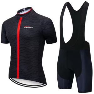 Short Sleeve white Men Bike Cycling Jersey Shirt GEL Bib Shorts Set E012